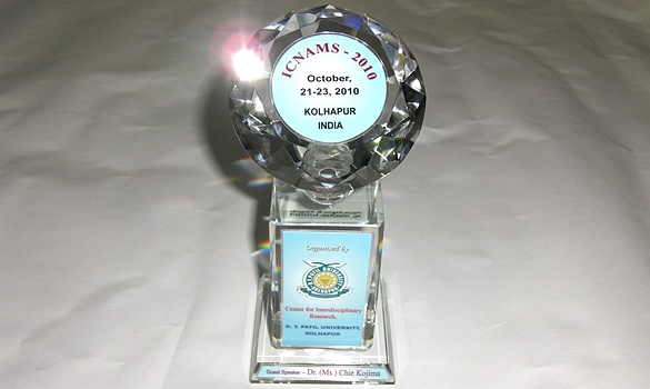 ICNAMS-2010 Invited Speaker's Trophy